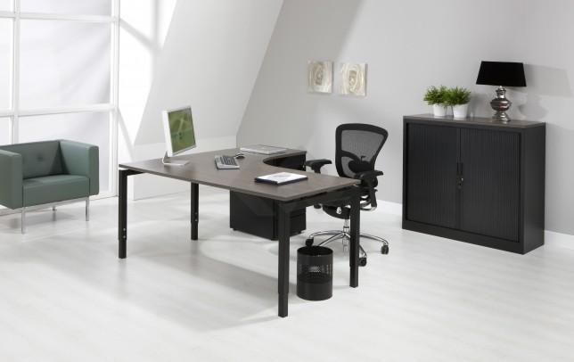 Wingbureau Q-Bic Black 180x120cm rechts